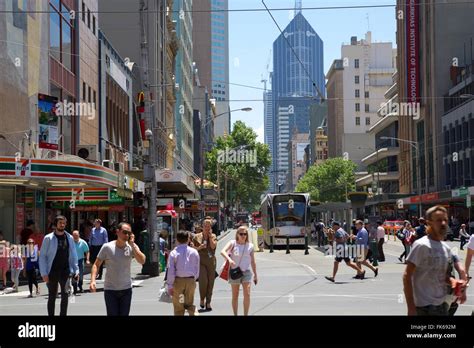 street in city melbourne.